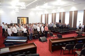 Gottesdienst für die Männer.