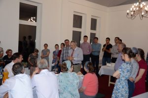 Dankesworte an das Küchenpersonal.