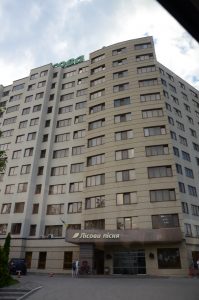 Unser Hotel in Truskavets.