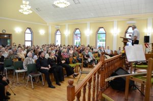 Im Gottesdienst im Boryslav.