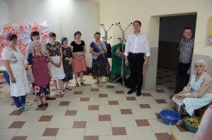 Dankesworte an das Küchenpersonal.