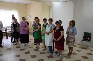 Das Küchenpersonal.